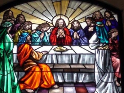 Stained glass mosaic glass